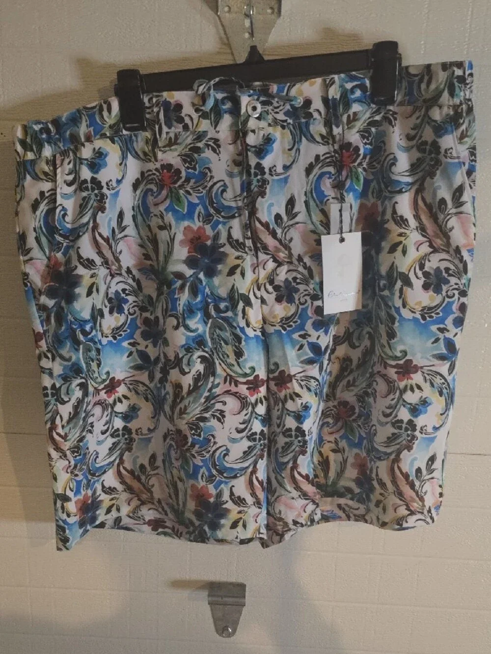 Robert Graham Mens Woven Shorts Multi Size 40
